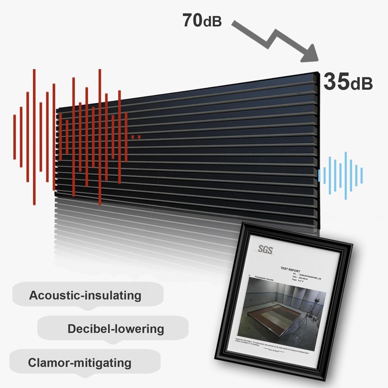 Oxdigi Wood Slat Wall Panel 23.6" X 47.2" - 4