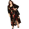 City Chic Women's Plus Size Julissa Print Maxi Dress, Bliss