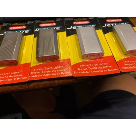 Ronson Lot of 2 Ronson Jetlife Butane TORCh Lighter Refillabble Adjustable Flame