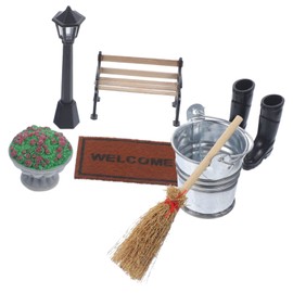 SUPVOX 1 Set Mini House Models Realistic Park Scene Decor for Table Garden Miniature Park Models for House Decoration and Play