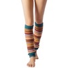 iB-iP Women's Ballet Dancer Warm Aerobic Stretch Leg Warmers, turquoise