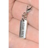 Silver Star Trek Charm Zipper Pull & Keychain Add On