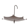 Umbrella Shaped Bird Trough Metal Hanging Bird Feeder Tray Metal