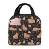 Nmbvcxz Lunch Box Capybara Insulated Lunch Bags for Women Men
