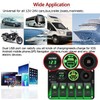 FXC Waterproof Rocker Switch Panel Green 5 Gang with QC3.0