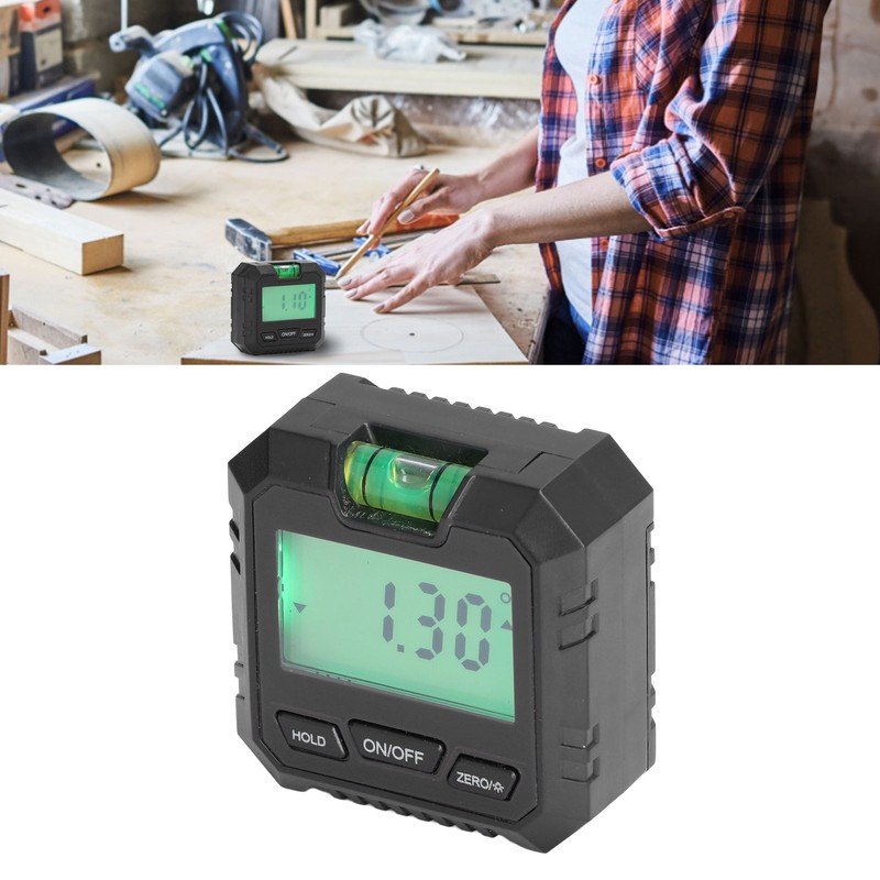 Digital Inclinometer Magnetic 90° Electronic Protractor Angle Level Finder Gauge