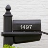 LUXYARD 3 Inch House Numbers Sticker Stainless Steel, Self-Stick Metal