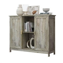 TaoHFE Farmhouse Buffet Cabinet,Entry Table Sideboard with Storage Cabinet,Farmhouse Credenza,Thin Cabinet for Hallway
