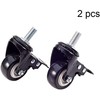 Swivel Caster Wheels 2" PU 360 Degree Caster Wheel Threaded