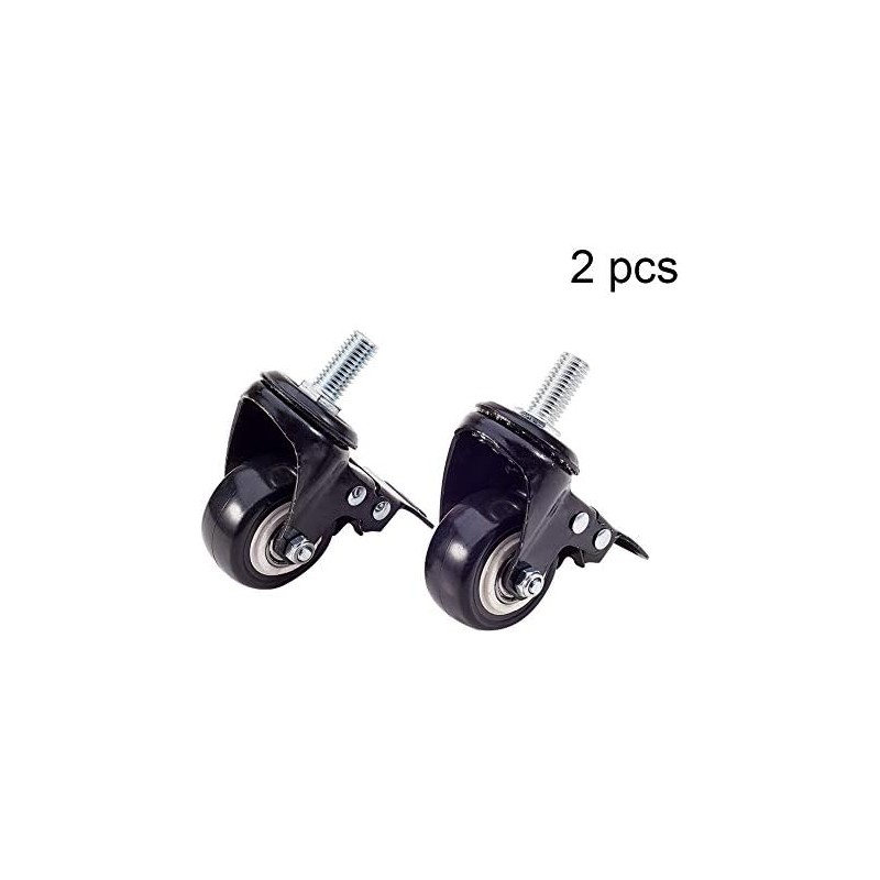 Swivel Caster Wheels 2" PU 360 Degree Caster Wheel Threaded