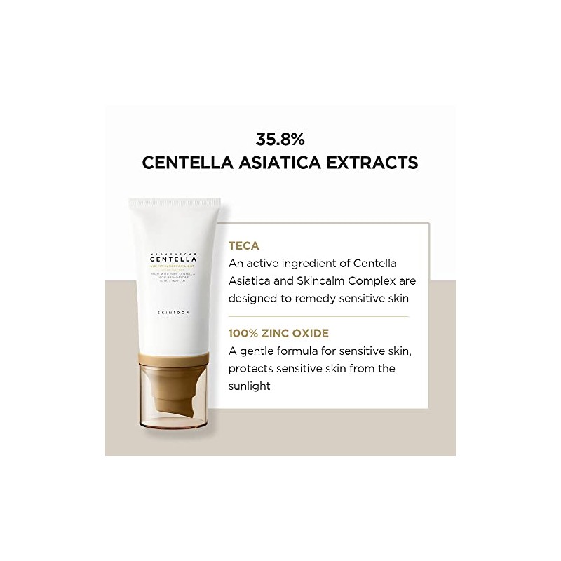 SKIN1004 Madagascar Centella Air-fit Suncream Light 1.69 fl. oz (50ml)#
