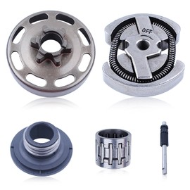 Mtanlo Sprocket Clutch Kit for Husqvarna 435 135 137 140 E Seris Chainsaw, Sprocket and Clutch (3/8 Inch, 6 Teeth) Replacement Part, 578257101 5778745-01, with Needle Bearing, Worm Gear
