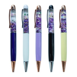 Sikyby Cute 3D Float for Smooth Writing Diary Office Unique Gift for Women Men Kids Set of 5 Pens