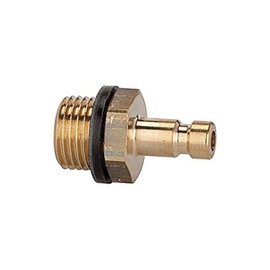 Plain Brass Hose Nipple NW 2.7 OUTER THREAD M5 Ri 243.09/6