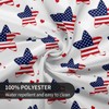 QIPNVY 4th of July Tablecloth Round Patriotic Tablecloth 60 Inch