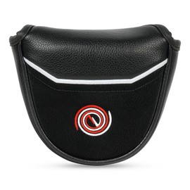 Mytag Putter Cover Golf Club Head Cover Odyssey Putter Cover Mallet Putter Cover Mallet with Magnet PU Leather