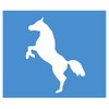 EZ-STIK Horse StandingJ359 8 inch Tall Sticker Decal