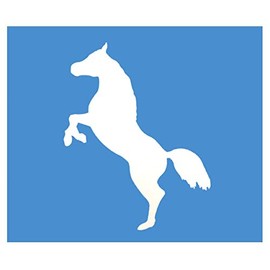 EZ-STIK Horse StandingJ359 8 inch Tall Sticker Decal