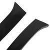1 Pair Left Right Gloss Black Rear Window Side Spoiler