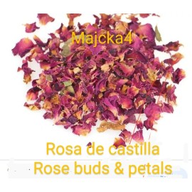 majcka4 Rosa de castilla Rosa de Castillo 3oz 6 BOLSAS Rose Buds petal Rosa centifolia