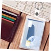 COHEALI Card Sleeve Keyring Id Badge Holder 6 Pack Material