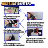Recessed Folding Cup Drink Holder, Car Console Cup Holder with
