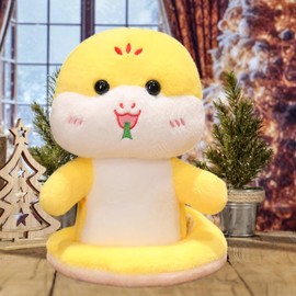 Snake, Stuffed Animal Zodiac, Plush, Fluffy, Healing, Cute, Snake, Plush, Soft, Senior, Animal, Cute, Toy, New Year, Gift (Cute Snake Plush)