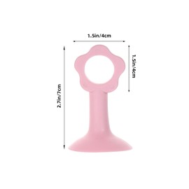 VICASKY 4pcs Flower Door Stoppers Door Wall Protectors Doorknob Bumpers for Noise Reduction Wall Protector for Home Bathroom Kitchen Colors