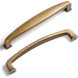 SYZOW Vintage Cabinet Handles 128 mm, Pack of 6 Antique Cabinet Handles for Kitchen Cabinets, Zinc Alloy for Kitchen Handles, Wardrobe Handles, Door Handles, Drawer Handles