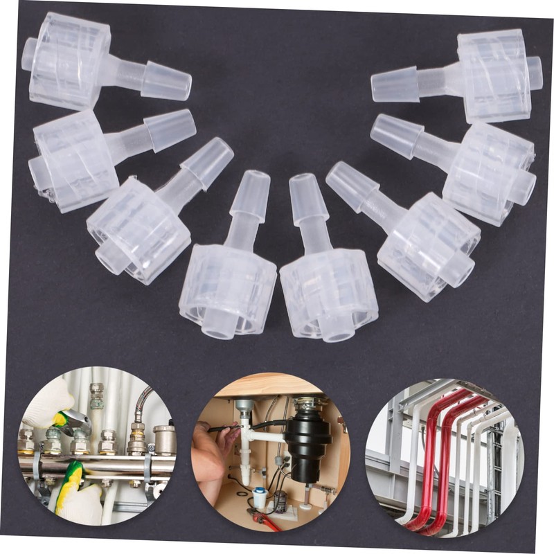 8pcs hose connector lock barb adapter lure hose adapter lock