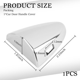 IHOTDER Car Door Handle Cover Cap OEM#69218-33010,Chrome Plated Car Handle Cover Replacement Compatible with Lexus ES350 LS460 LS600hl,Professional Automotive Door Lock Covers