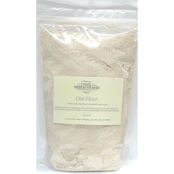 Colloidal oatmeal (oat flour), 16 oz Great for soap making