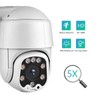 Outdoor Wireless WiFi Security Camera, 1080P Pan Tilt Zoom Surveillance