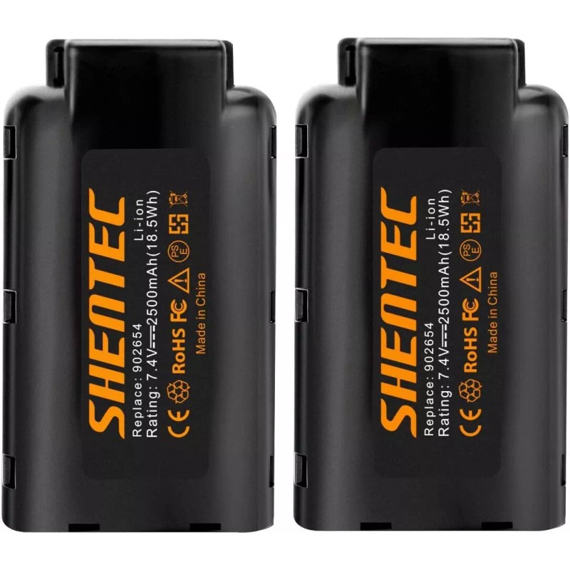 Paslode 2 Pack 7.4V 2.5Ah Battery Compatible with Paslode 902654