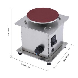 YIYIBYUS Mini Disc Sander Electric Small Sanding Disc Machine Polisher Edge Sharpener Tool Sanding Belt Machine for Wood Plastic Metal and Scissors Sanding 4 inch 6000RPM