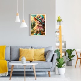 GDYEEH Fee Mädchen Diamond Painting Erwachsene, 5D Karikatur Elfe Diamant Kunst Bilder Anfänger, DIY Runder Vollbohrer Fantasie Diamanten Malerei Stickerei Kreuzstich Geschenke Home Wand Dekor 30x40cm