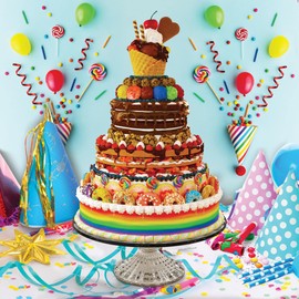 Toynk The Ultimate Dessert 500-Piece Jigsaw Puzzle for Kids & Adults, Interactive Brain Teaser, Educational Developmental Games, Building Kit Activities to Encourage Creative Play, 22 x 22 Inches