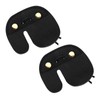 YINETTECH 2PCS Leather Archery Finger Tab Double Thickness Protective Guard