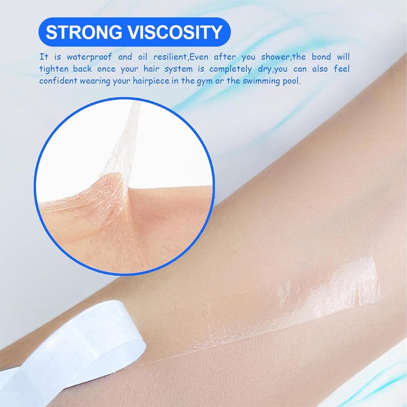 1 Roll High Quality Glue-On Wig Tape White Wig Tape