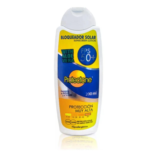 Protector Solar Fps 50 Bloqueador Solar Con Aloe Vera 200ml