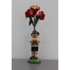 Kleine Figuren & Miniaturen Blumenkind Junge mit Amarylis - 11cm