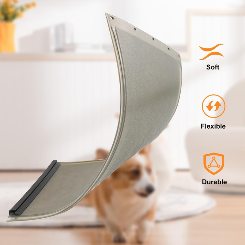 PAC11-11039 Dog Door Replacement Flap - Pet Doggie Replacement Flap