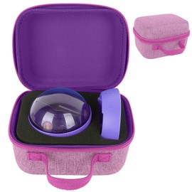 MGZNMTY Travel Case for Bitzee Hamster Ball Interactive Toy - Custom Foam Protective Carrying Box for Virtual Electronic Digital Pet Toy & Dock for Kids (Case Only) (Purple)