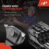 A-Premium Engine Oil Pan Sump with Drain Plug Compatible with