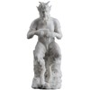 JFSM INC. Pan Playing Flute on Rock Statue - Greek