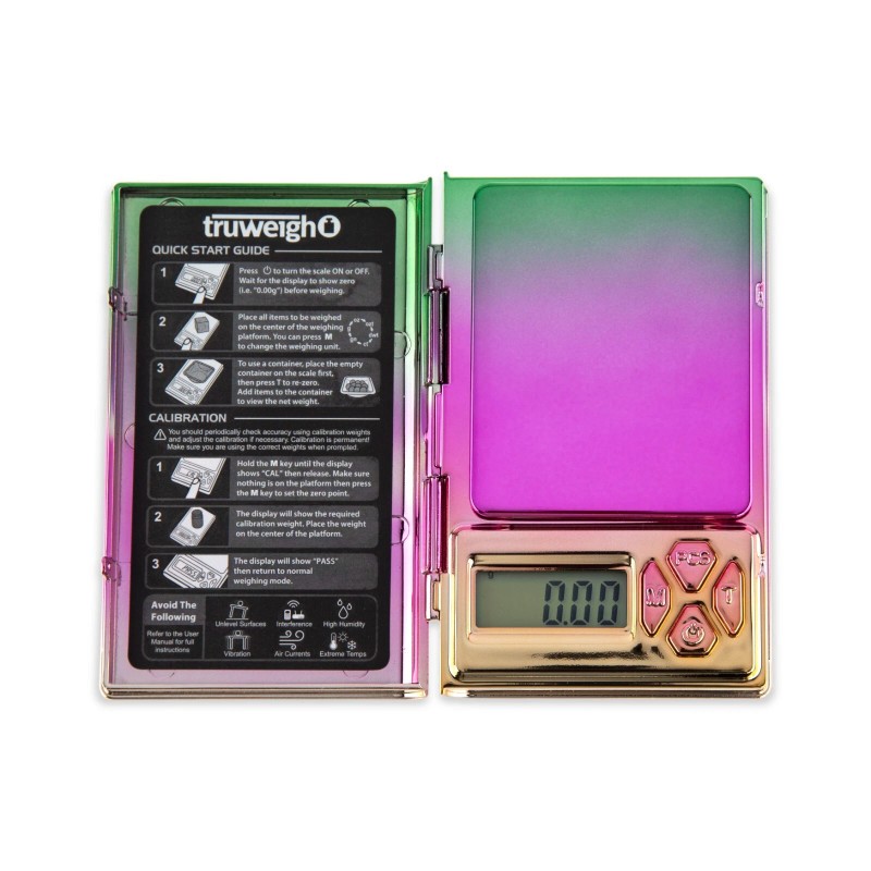 Truweigh Digital Kitchen Food Scale for Cooking - Grams &