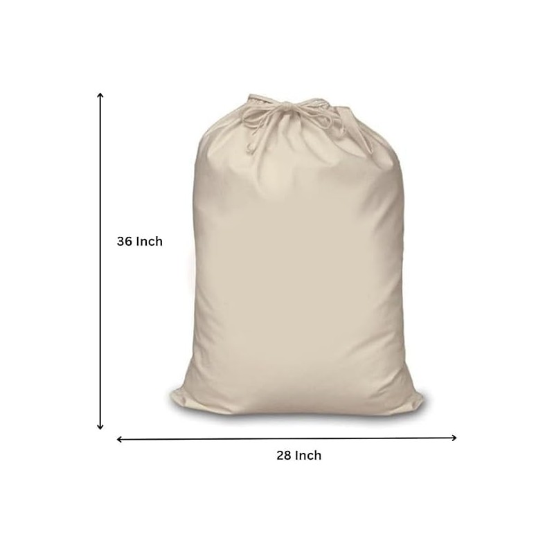 Mayatra's Organic Cotton Laundry Bag Set - Eco-Friendly, 100% Pure