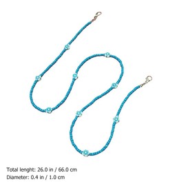 Holibanna Beaded Eyeglass Chains for Women Around Neck Women’s Beads Glasses Holder Retainer Women Sun Glasses Beads Chain Eyeglass Strap Holder