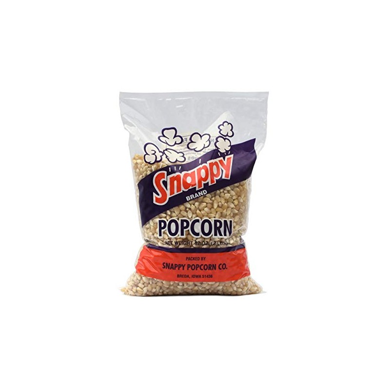 Snappy White Popcorn Kernels for Popping with Popcorn Machine, Air