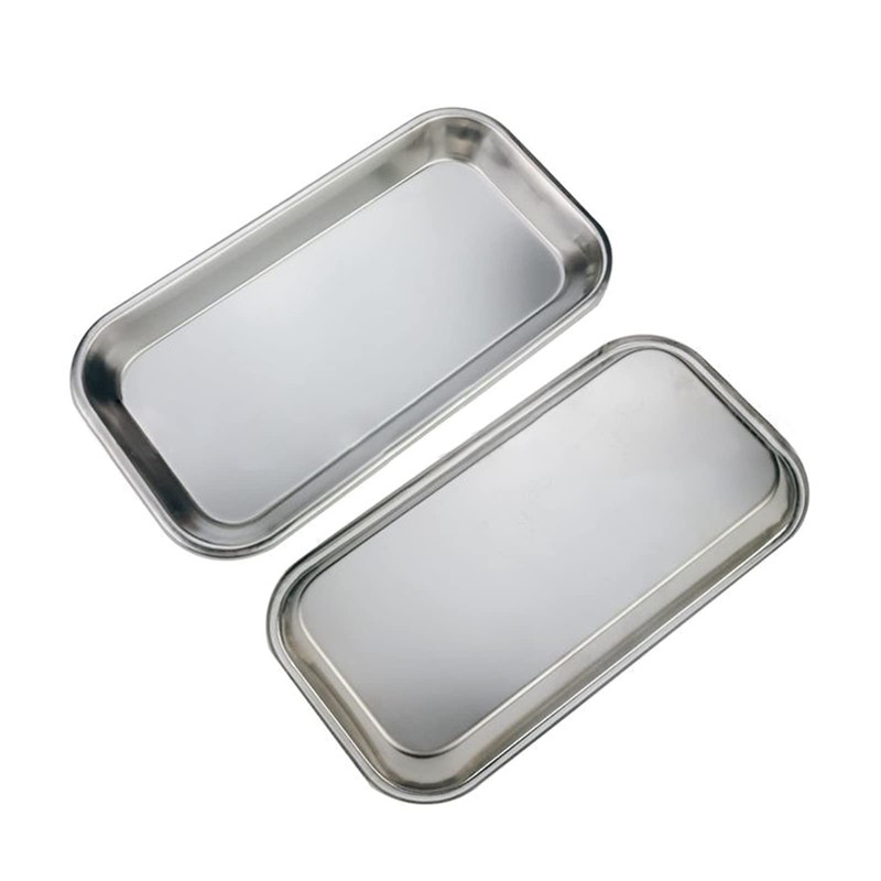 Surgical Dental Tray, Stainless Steel Laboratory Instrument Medical Instrument Tray